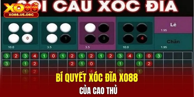 Bí quyết xóc đĩa XO88 của cao thủ