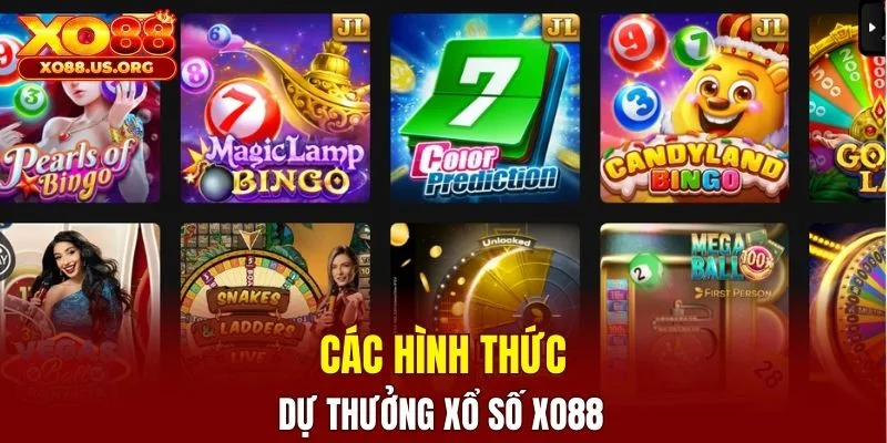Các hình thức dự thưởng xổ số XO88