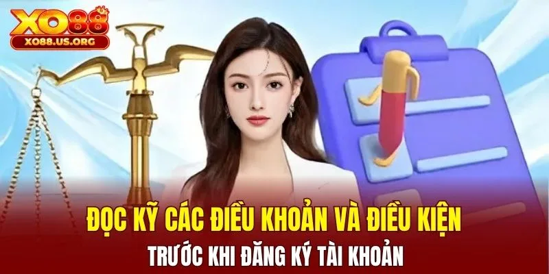 Đọc kỹ các điều khoản và điều kiện trước đăng ký tài khoản