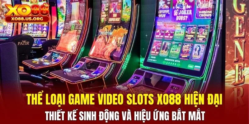 Game video slots thiết kế sinh động và hiệu ứng bắt mắt