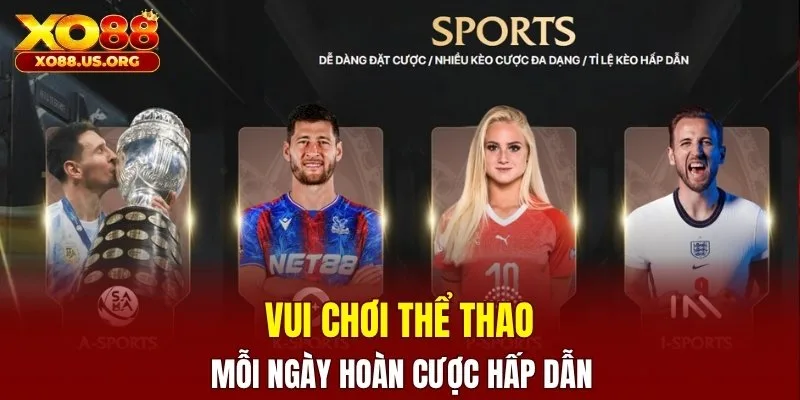 trải nghiệm thể thao xo88 trực quan